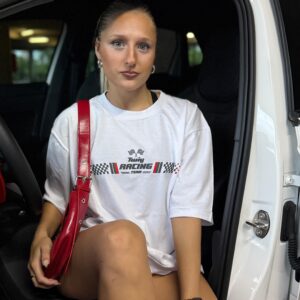 Remera Racing Team Blanca